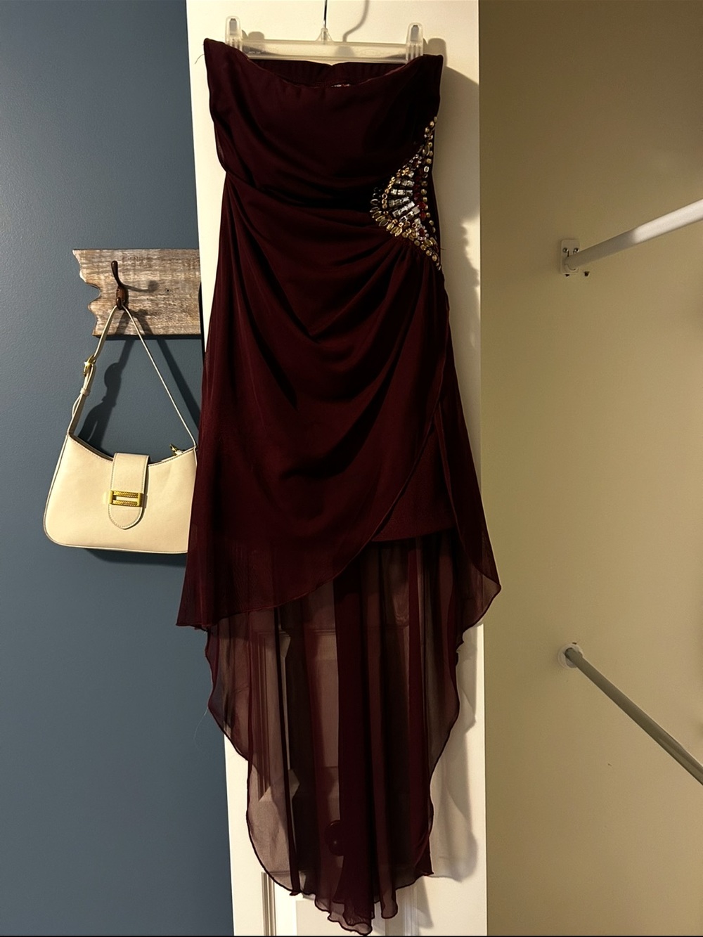 Teeze Me Tulle red high low dress size 5